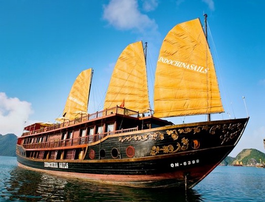 Halong Traditional wooden boats Halong Traditional wooden boats